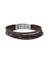 Fossil Кожена гривна Vintage Канела - Pepit.bg