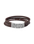 Fossil Кожена гривна Vintage Канела - Pepit.bg