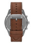 Fossil Кварцов часовник с кожена каишка - Pepit.bg