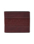 Fossil Релефен кожен портфейл Everett - Pepit.bg