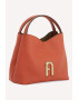 Furla Кожена чанта Primula с релеф - Pepit.bg