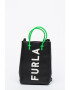 Furla Кожена шопинг чанта Esential с лого - Pepit.bg