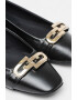 Furla Кожени пантофки Chain - Pepit.bg