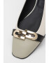 Furla Кожени пантофки Chain - Pepit.bg