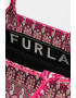 Furla Жакардова шопинг чанта Oprotunity с монограм - Pepit.bg