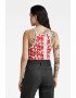 G-Star RAW Рипсен топ с лого - Pepit.bg