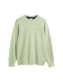 Gant Суитшърт Shield с овално деколте - Бледозелен - Pepit.bg