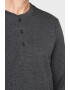 GAP Блуза с деколте Henley - Pepit.bg