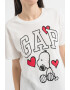 GAP Тениска с принт - Pepit.bg