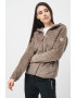 Geographical Norway Мъхесто худи с цип - Pepit.bg