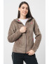 Geographical Norway Мъхесто худи с цип - Pepit.bg