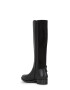 Geox Кожени ботуши с цип - Черен - Pepit.bg