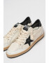 GOLDEN GOOSE Кожени спортни обувки деграде Ball Star - Pepit.bg