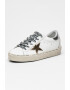 GOLDEN GOOSE Кожени спортни обувки Hi Star с метализирани детайли - Pepit.bg