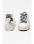 GOLDEN GOOSE Кожени спортни обувки Hi Star с метализирани детайли - Pepit.bg