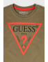 GUESS KIDS Блуза от органичен памук с лого - Pepit.bg