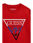 GUESS KIDS GUESS - Блуза с овално деколте и бродирано лого - Pepit.bg