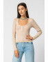 GUESS JEANS Блуза с рипс - Pepit.bg