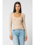 GUESS JEANS Блуза с рипс - Pepit.bg