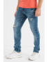 GUESS JEANS Дънки Miami по тялото със захабен ефект - Pepit.bg