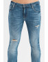 GUESS JEANS Дънки Miami по тялото със захабен ефект - Pepit.bg