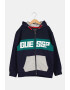 GUESS JEANS Худи с цип и лого - Pepit.bg