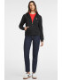 GUESS JEANS Худи с цип - Черен - Pepit.bg