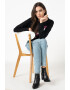 GUESS JEANS Къса блуза с надпис - Pepit.bg