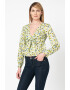 GUESS JEANS Къса блуза с пеплум - Pepit.bg