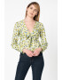 GUESS JEANS Къса блуза с пеплум - Pepit.bg