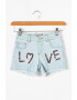 GUESS JEANS Къси дънки с пайети - Pepit.bg