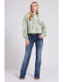 GUESS JEANS Късо худи с лого - Pepit.bg