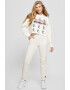 GUESS JEANS Късо худи с принт - Pepit.bg