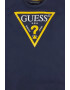 GUESS JEANS Памучна тениска с лого - Pepit.bg