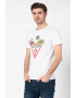 GUESS JEANS Тениска с гумирана щампа - Pepit.bg