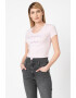 GUESS JEANS Тениска с овално деколте и лого E - Pepit.bg