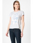 GUESS JEANS Тениска с модал и пайети - Pepit.bg