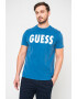 GUESS JEANS Тениска с овално деколте и лого - Pepit.bg