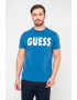 GUESS JEANS Тениска с овално деколте и лого - Pepit.bg