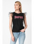 GUESS JEANS Топ с модал и тюл - Pepit.bg