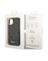 GUESS Калъф PC/TPU 4G metallic - За iPhone 14 - Черен - Pepit.bg