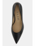 GUESS Остри кожени обувки - Черен - Pepit.bg