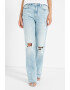 GUESS Прави дънки с протрити колене - Pepit.bg