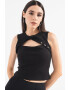 GUESS Рипсен топ с отвори - Pepit.bg