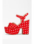 Guess Сандали с полускосена платформа - Pepit.bg