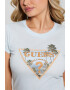 GUESS Тениска с модал - Pepit.bg