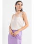GUESS Топ с шпиц и дантела - Pepit.bg
