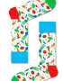 Happy Socks Унисекс дълги чорапи с десен - 3 чифта - Pepit.bg