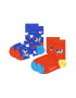 Happy Socks Чорапи с фигурална щампа - 2 чифта - Pepit.bg