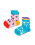 Happy Socks Чорапи с органичен памук - 2 чифта - Pepit.bg